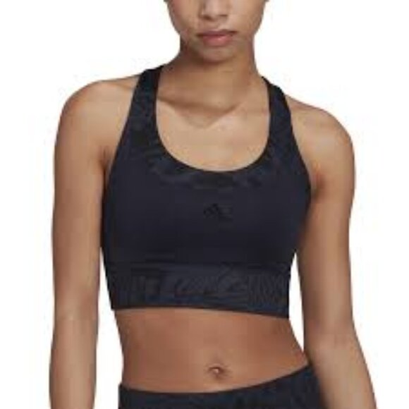 Adidas Run MS AOP Bra xsmall Brand New - Picture 1 of 6